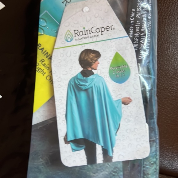 Raincaper, Monet "Water Lillies" design Rain Poncho - Picture 9 of 10